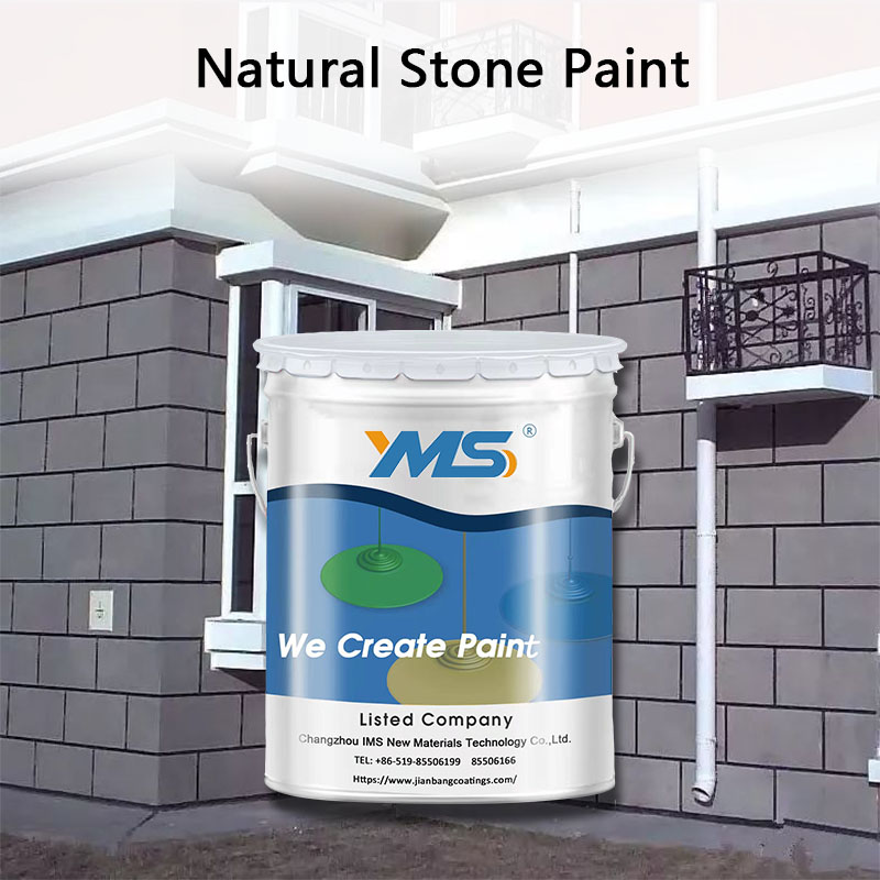 Natural stone paint