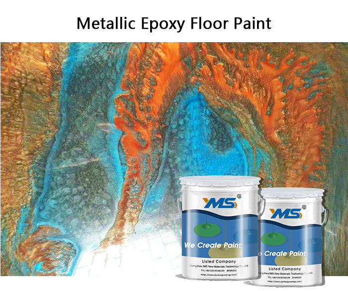Metallic Epoxy Floor Paint H08-3