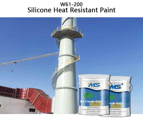 Organic Silicone High Temperature Anti-corrosive Finish Paint W61-200