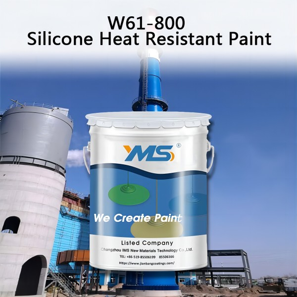 W61-800 Silicone Heat Resistant Paint | High-Temperature Coating for Metal & Industrial Surfaces