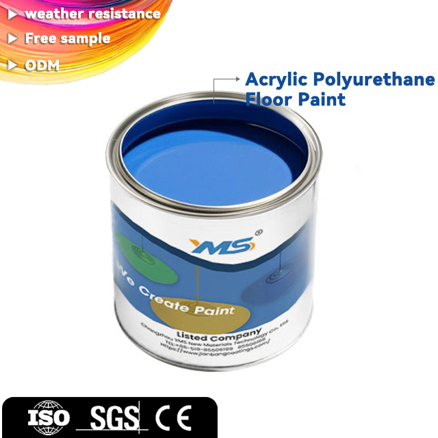 Water-Based Acrylic Floor Paint for Concrete & Cement Floors
