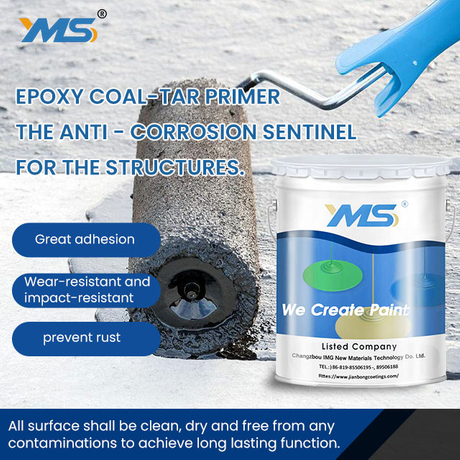 High Build Epoxy Coal Tar Pitch Anti-Corrosive Coating for Steel Pipelines